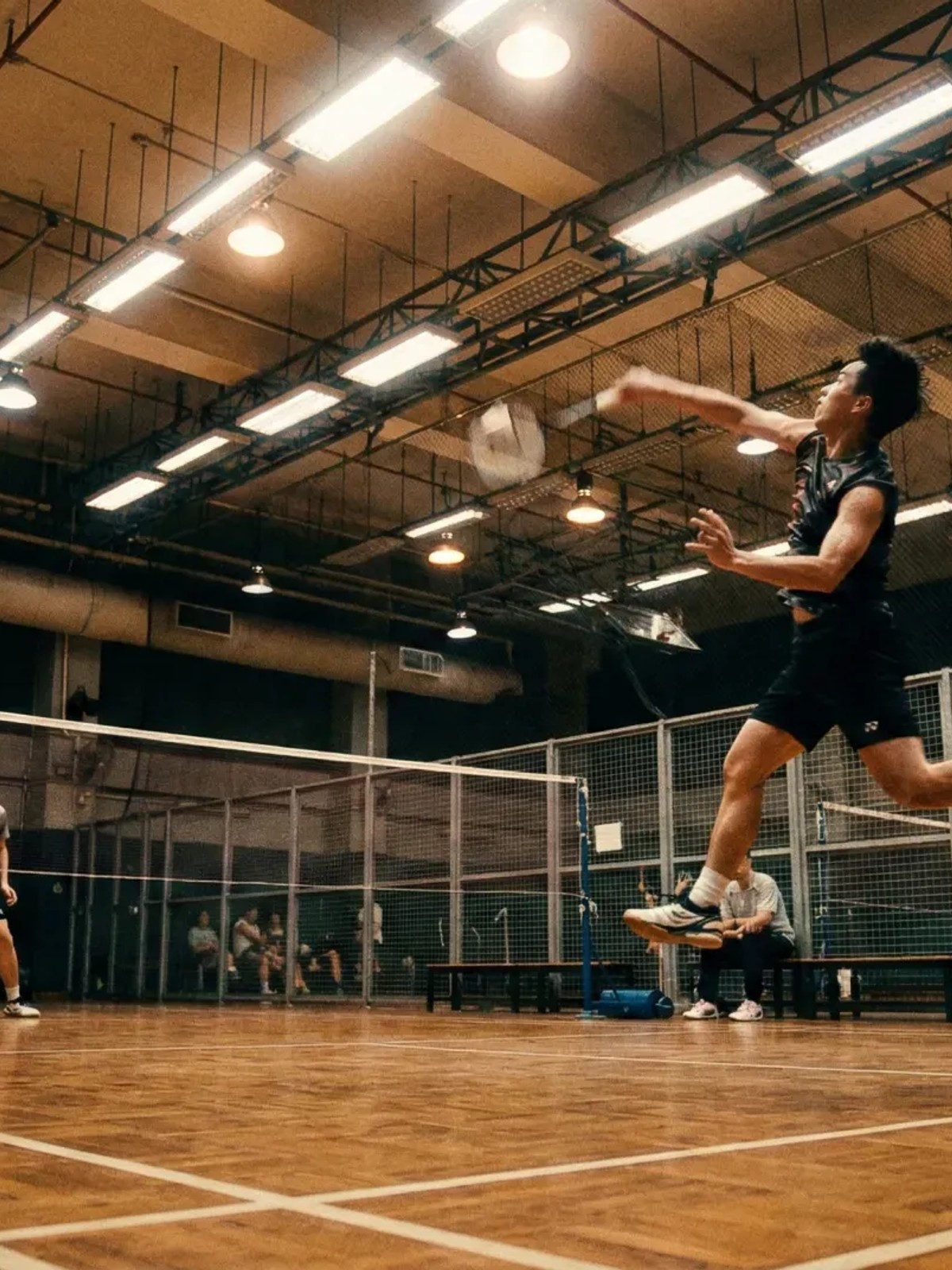 Badminton game